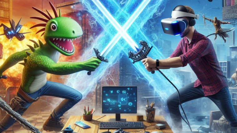 Cross-Reality Gaming Blending VR, AR, and Traditional Gameplay