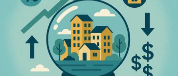 Modern apartment buildings symbolizing future real estate trends and rental market predictions