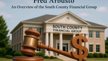 South County Financial Group office building exterior representing Fred Arbusto's financial overview
