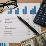 Financial statement analysis charts illustrating private credit evaluation concepts
