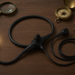 Close-up of modern fiber scope devices showcasing optical fiber technology and intricate components