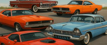 Classic MOPAR cars showcased in a collector’s guide to MOPAR automotive history