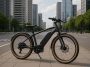 Top electric cycles for city commuting parked on an urban street with modern buildings