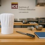 Culinary students practicing cooking techniques at Institute of Culinary Education Los Angeles