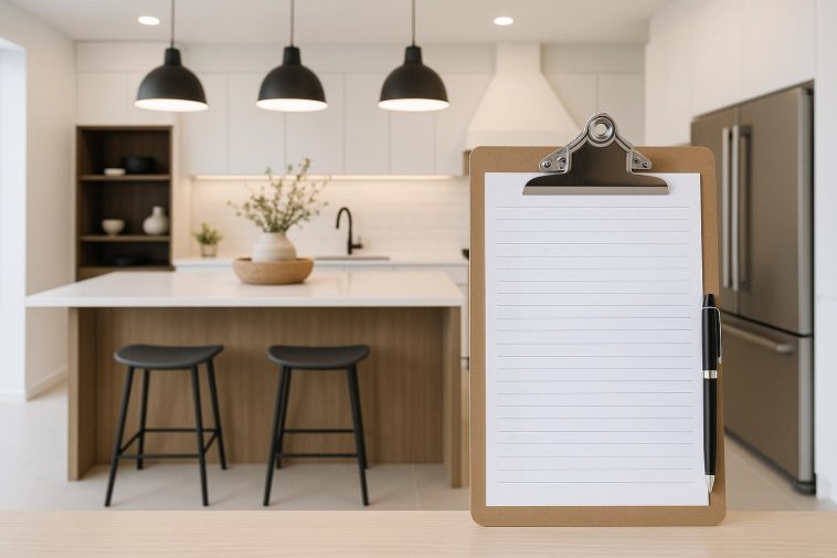 Modern Perth kitchen showroom with stylish cabinets, appliances, and countertop displays