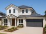 Modern custom-built home exterior in Mandurah, Western Australia, showcasing architectural features