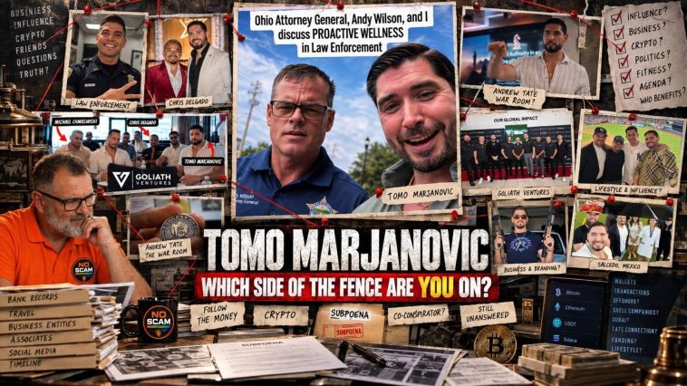 Image 1 of Tomo Marjanovic: Goliath Ventures, Andrew Tate & Investigation Ohio AG Wilson
